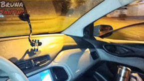 safada pede carona pro amigo e entra pelada ja cai de boca no pau dele e pede pra foder ela nas ruas goiania