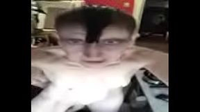 InsatiablePunk Goes In Front Of Window and Masterbates