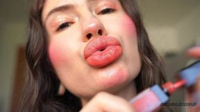 nude naughty deep kisses + spit fetish