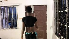 Classy Rich Ebony Housewife Pleased by Three Black Guys