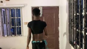 Classy Rich Ebony Housewife Pleased by Three Black Guys