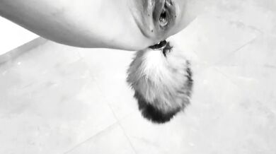 MY KITTY SUSPENDED & FUCKED HARD - Tied up kitten cumming so many times! Home-made shibari