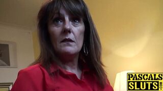 Divorced mature lady Pandora enjoys having submissive sex