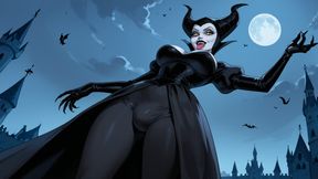 Futanari Maleficent Masturbating