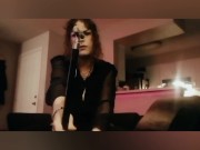 Trad Goth Ky Arson Masturbates And Tastes His Cum SOLO