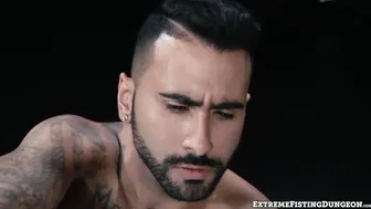 Brandon Moore gets fisted and toyed by muscular Rikk York