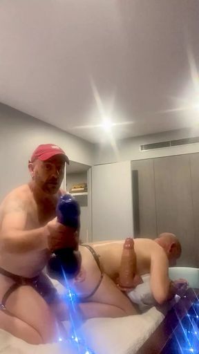 Jacks cops it from our biggest: Goliath, Neptune and Bruce&#039;s fist (complete vid on Faphouse)