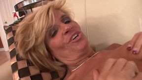 Lesbian milf licking fingering threesome