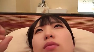 Sexy Japanese bunny sucks dick and gives pussy (censored)