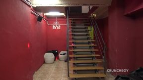 Yago Sinner fucked raw by RANDI a top Latini in public toilets