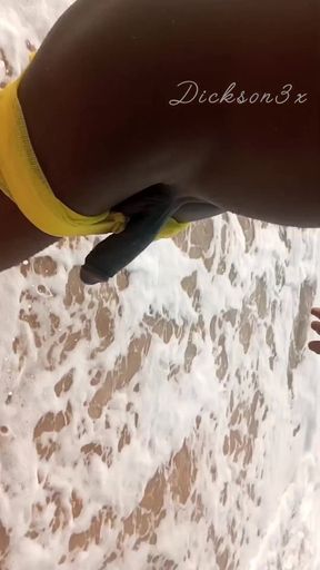 Having fun on the beach of cotonou   Clip 2