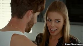 Flirty MILF Britney Amber and stepson Lucas Frost cant help themselves but to fuck each other every time they want.