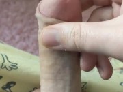 Soft Cock masturbating solo