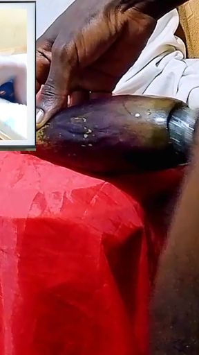 Fucking egg plant and feeling as real pussy while watching porn movie , all what I needed was sexual pleasure till i&hellip;   Clip 1