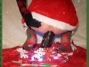 Christmas femboy anally destroyed by black monster.(Cutler X Mr Hankey's toy)
