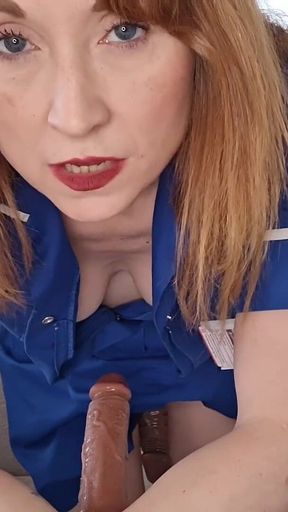 Nurse Clinical Trial Degradation with Rough Hand Job and Pegging Punishment