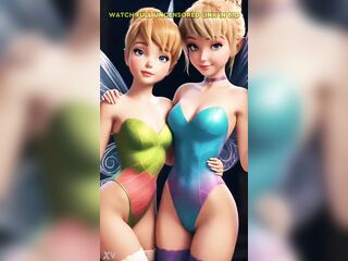 Double the fairy dust! Tinker Bell and her mysterious friend are sharing a magical moment. #disney #tinkerbell #peterpan #disneyedit #fairy #shorts #fyp