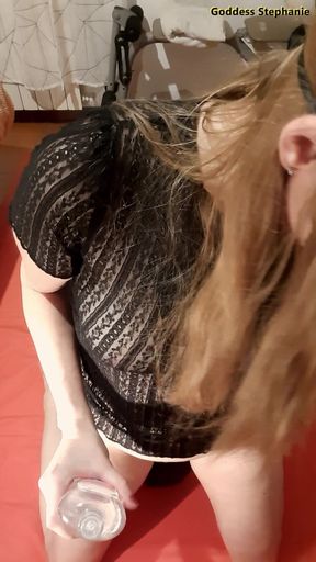 I Stifle and Fuck the Face of My Wrapped Slave!