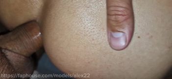Rough Daddy Fucked a Twink Sissy Femboy, Lots of Hot Cum Bareback!