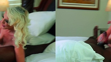 VR3D - Marilyn Monroe MILF cosplay fucks BBC