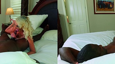 VR3D - Marilyn Monroe MILF cosplay fucks BBC