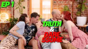 Amateur Aussies play Truth & Dare in steamy 5some