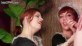 British maids provide handjob service