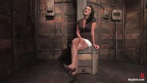 Charley Chase in Her Very First Hogtied Shoot
