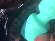 Tiny cock explodes in public