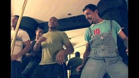 Gangbang for an Older Slut Getting Cummed on Tits by Big Cocks