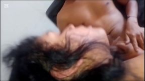 Stepbrother joins in on stepmom's oral pleasure, DP her