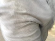 BULGING Out Of THOSE SHORTS ** Ball Stretcher ON **