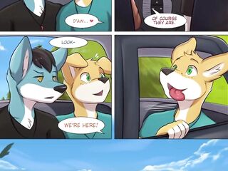 Yiff Comic Dub: Weekend (Fur Animation, Fur Femboy, Toon, Anal)