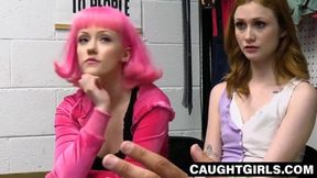 Evie Rees and Scarlet Skies enjoy cock&#x1F346; for liberation