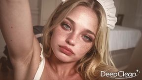 i ripped the panties off this submissive maid and fucked her hard from behind right on the kitchen table while my wife went shopping [ai]