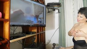 puta se enloquece con pija por camara y acaba como loca.
