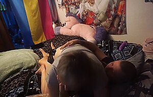Punk Uses Partner as a Toy - While Made to be Quiet!