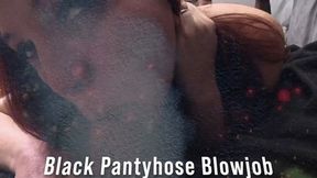Eves Black Pantyhose Blowjobs 3