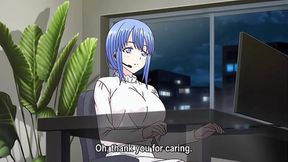 Busty hentai girl fucked by coworker