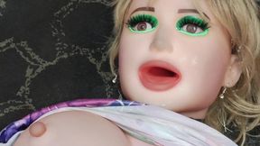 Fucking and Cumming on My Doll Vanessa