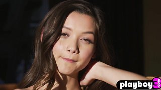 Uber-sexy Chinese doll molten posing activity