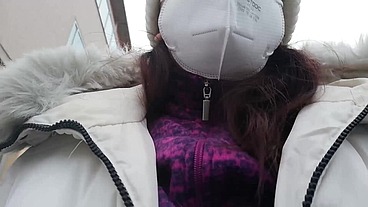 Pee wet yoga pants in public