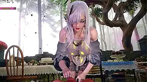 Voluptuous Domme Takes Control of Willing Teen in Hot 3D Fantasy