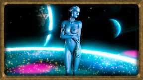 Shapely cutie Liara T'Soni records a nude dance video to please Shepard