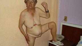 This chubby old woman is all about naughty exhibitionism