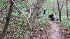 Fucked Deep in the Woods - Cruising Slut Gets His Ass Raw