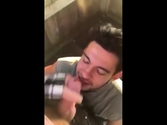 Cute cock sucker and cum eater