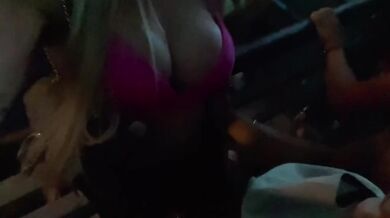 I went to enjoy a night out and decided to give my ass there.