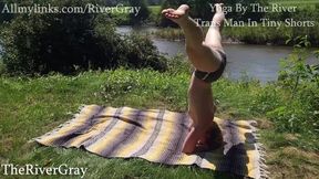 Yoga By The River Trans Fellow In Little Cut-offs - River Gray