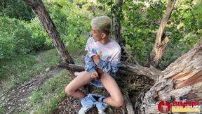 Skinny Twink Jerks off Blows Huge Load Public Caught
